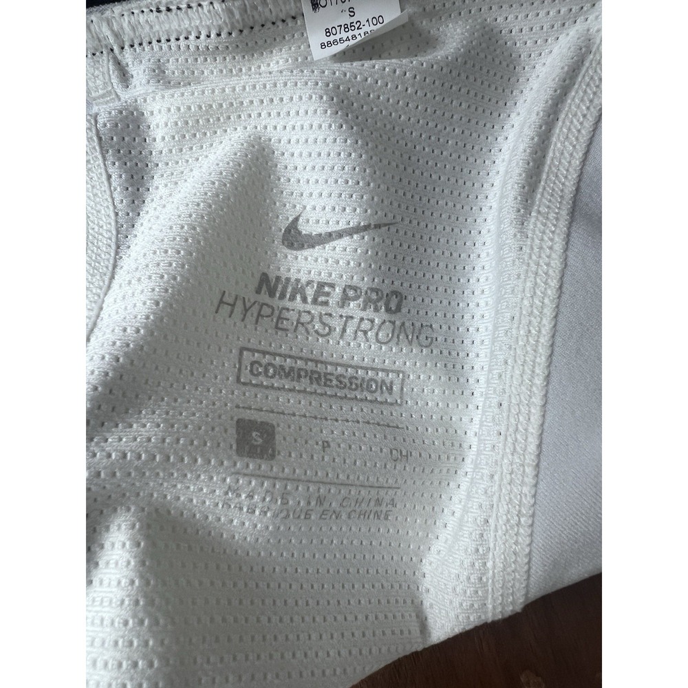 White Nike Pro Hyperstrong Compression Pants Size… - image 4